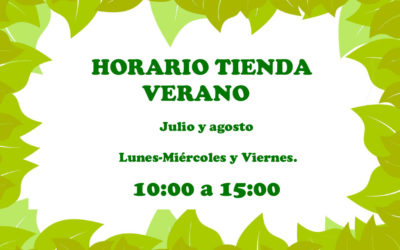 CAMBIO HORARIO DE TIENDA