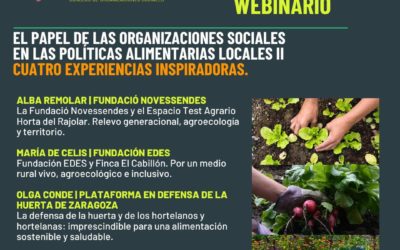 Webinario de la Red de Municipios por la Agroecología